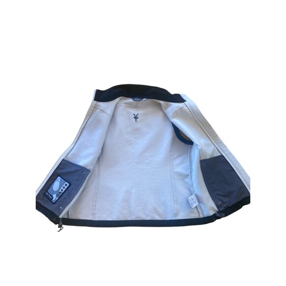 Ibex Softshell Vest Climawool Womens M Merino Wool Blend Ivory Stretch Outdoor - Picture 6 of 13